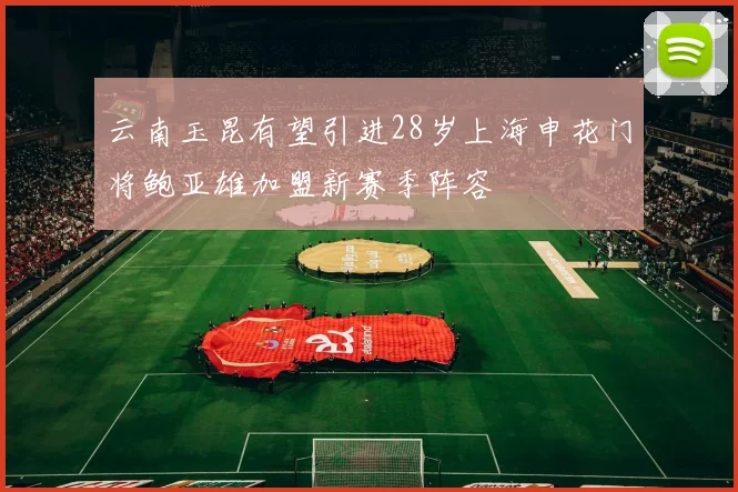 云南玉昆有望引进28岁上海申花门将鲍亚雄加盟新赛季阵容